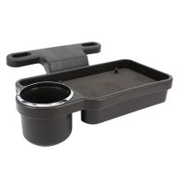 ☒┇▬ Universal Car Back for SEAT Organizer Foldable Black Cup Holders Portable Rear for SEAT Table Tray