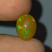 พลอย โอปอล เอธิโอเปีย ธรรมชาติ แท้ ( Unheated Natural Opal Ethiopia ) หนัก 3.12 กะรัต