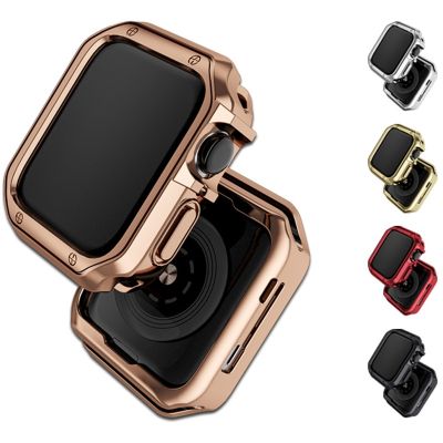 TUP Rubber Case for Apple Watch 8 7 45MM 41MM SE 3 2 38mm 42mm Shell Soft Protective Case For iwatch Series 6 5 4 SE40mm 44mm