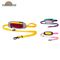 Twister.CK Hands Free Dog Leash With Pouch Adjustable Length Handle Bungee Leash Medium Large Dogs Running Pouch