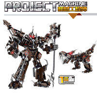 MOC Jurassic Dino World 2 IN 1 Mech Tyrannosaurus ชุดอาคาร Bolcks อิฐไดโนเสาร์ Park ตัวเลข Raptor ของเล่นเด็กของขวัญ