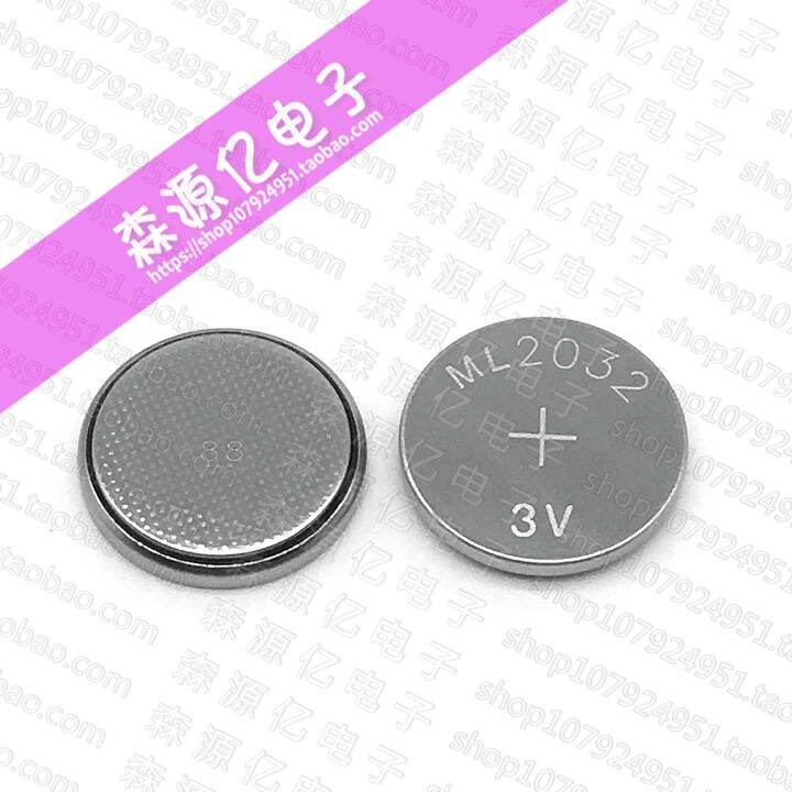 Original/2023 ﹉♠ Original ML2032 rechargeable button battery 3V backup