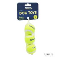 Kanimal Dog Toy ของเล่นสุนัข ลูกเทนนิส Tennis Ball Squeaky and Bouncy (บีบมีเสียง) สำหรับสุนัขทุกสายพันธุ์  Size M 2.5นิ้ว (ลูก/แพ็ค)