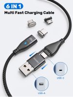 Melonboy PD 100W USB C Cable Magnetic Wire Phone Charging Cord USB Data Led Cable Charger for IPhone Xiaomi Samsung Laptop