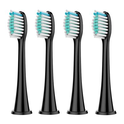 หัวอะไหล่แปรงสีฟันไฟฟ้า4ชิ้นสำหรับแปรงสีฟันไฟฟ้า Philips Sonicare HX3/6/9ซีรีส์ Dupont แปรงหัวฉีดอุปกรณ์ทำความสะอาดฟันหัวแปรง