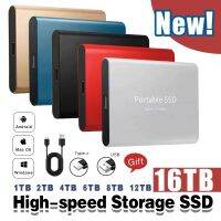 โซลิดสเตตแบบดั้งเดิม SSD ฮาร์ดดิสก์ความจุสูง USB3.1 2TB/ประเภท-C ฮาร์ดไดรฟ์เสริม SSD ความเร็วสูงสำหรับโน้ตบุ๊ค /Mac