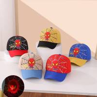 Spider-Man peaked cap summer sunshade breathable windproof Sunscreen luminescence baseball hat Versatile