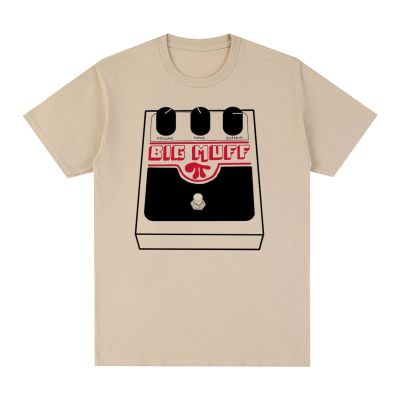 big muff Vintage T-shirt guitar pedal effect shoegaze Cotton Men T shirt New Tee Tshirt Womens Tops