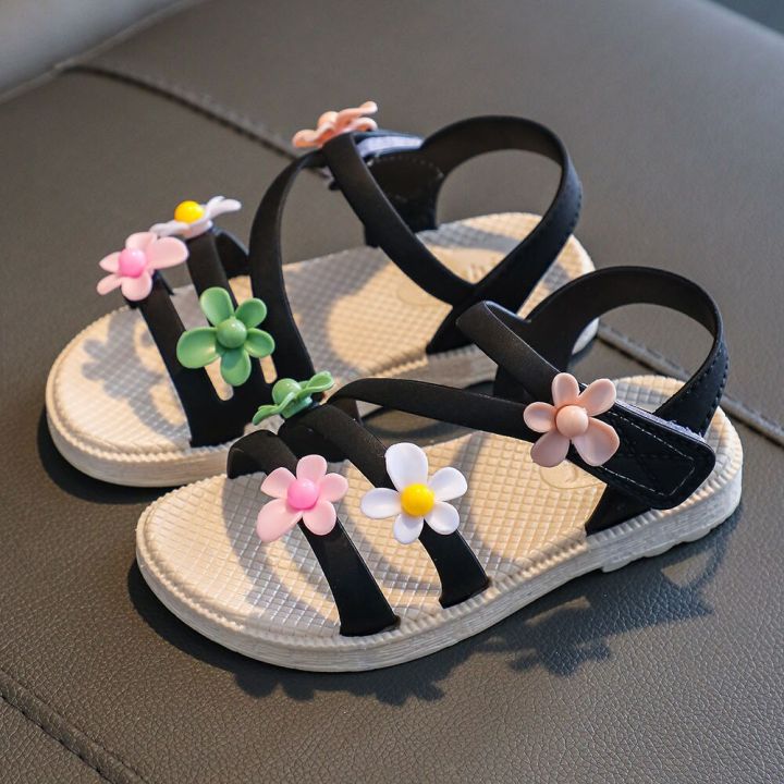 summer-little-girls-sandals-2022-new-flower-simple-cute-pink-green-children-sandals-toddler-baby-soft-casual-school-girl-shoes