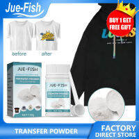 【ซื้อ1รับของขวัญฟรี】 Jue-Fish Transfer ผงกาวร้อนละลายการพิมพ์ผงกาวร้อนละลายผงอเนกประสงค์นุ่มล้างทำความสะอาดได้พิมพ์ผง