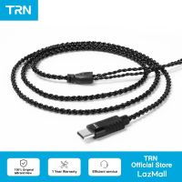TRN A6 Type C Earphones  Cable Upgraded Silver Plated With  for TRN MT1 VX BA15 KZ ZS10/ZSX/ZSN PRO/ASX/C12 /C16/AS16/ZAX/EDX  Cables