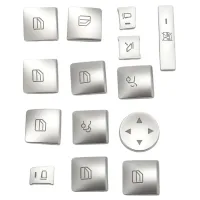 Inner Door Armrest Window Switch Button Trim Cover Sticker for ML C E G Class W204 W212 W246 W166 X166