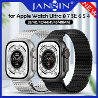 สำหรับ สาย Apple Watch Ultra 49mm แม่เหล็กสายคาดข้อมือหัวเข็มขัด สายแอปเปิ้ลวอช iWatch Series 8 7 se 6 5 4 3 2 สายนาฬิกา 41mm 45mm 44mm 42mm 40mm 38mm อุปกรณ์เสริมสายรัดข้อมือโลหะ