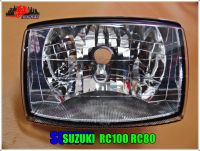 SUZUKI RC100 RC80 HEADLIGHT HEADLAMP "DIAMOND" SET // ไฟหน้า (เพชร) โคม จานฉาย สินค้าคุณภาพดี