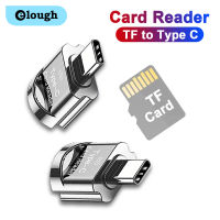 Elough TF Card Reader การ์ด Micro-SD ไปยัง Micro USB Type C OTG Adapter การ์ดหน่วยความจำไปยัง USB C ความเร็วสูงสำหรับ Xiaomi Samsung