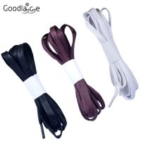 【CW】 7mm Wide of Flat Waxed Shoelaces Cotton Shoe Laces for Canvas Shoes 100cm / 39Inch