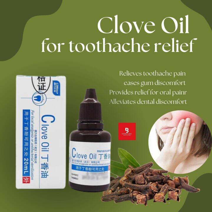 toothache Clove Oil 纯丁香油 牙疼止痛toothache oil relief pain oil dental