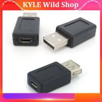 KYLE Wild Shop Black USB 2.0 Type A male Female to Micro USB B Female Adapter Plug Converter to Micro USB Connector plug q1