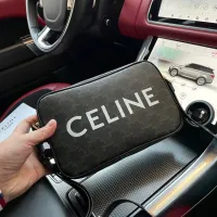 celine2023 ใหม่กระเป๋าผู้ชายกระเป๋าสะพายข้างแฟชั่นกระเป๋าสะพายลำลองความจุขนาดใหญ่กระเป๋ากล้องลำลองผู้ชายเรียบง่ายการค้าต่างประเทศ