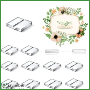 20pcs Mini Place Card Holders, Cute Table Number Holders, Classy Table Card  Holder Table Picture Stands, Elegant Wire Photo Holder Menu Memo Clips, Id