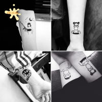 Temporary Tattoo Sticker Waterproof &amp; Cute Cool Girl Sticker Fake Tattoos OLO