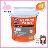 สีรองพื้นปูนใหม่ NIPPON PAINT WALl SEALER #5200 5 แกลลอนNEW PLASTER PRIMER NIPPON PAINT WALL SEALER #5200 5GAL **สินค้าแนะนำ**