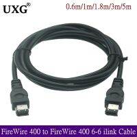 3M 5M IEEE1394A Data Cable IEEE 1394 6P To 6P 6P-6P 6 Pin To 6Pin Industrial Camera Cable Firewire 400 Mbps 1.5m 3m 5m