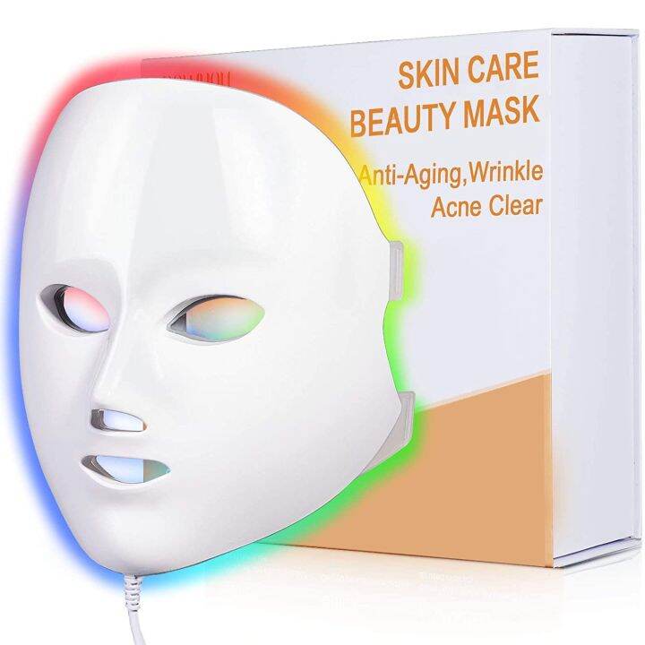 NEWKEY LED Facial Skin Care Beauty Mask Light Therapy for Acne