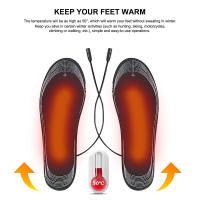 USB Heated Shoe Insoles 3.7V 2100MA Heating Insoles Rechargeable Electric Heated Insoles Warm Sock Pad Mat plant