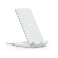 Anker ที่ชาร์จแบบไร้สาย S 10W แท่นชาร์จไร้สายเร็วสำหรับแท่น Samsung ที่ได้รับการรับรอง Qi 7.5W สำหรับ iPhone 11 12