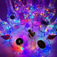 ♣ 30 Leds Wine Bottle Lights with Cork 3M Cork Lights Fairy Mini String Lights For Liquor Bottles Crafts Party Wedding Decoration