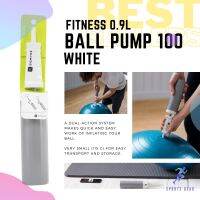 NYAMBA สูบลม ที่สูบลม ที่สูบลมลูกบอลขนาดเล็กรุ่น 100 ขนาด 0.9 ลิตร ( Fitness 0.9L Small Ball Pump 100 - White ) เสื่อโยคะ โยคะ Home Gym Yoga Pilates Fitness พิลาทิส