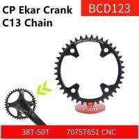 เฟืองจักรยานหินกลม123BCD สำหรับ Campagnolo Ekar Crank ก้อนกรวดถนน1X13จานหน้าสำหรับโซ่ C13ความเร็ว CP 13