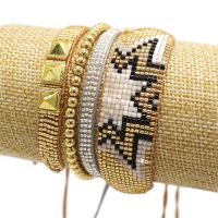 ZHONGVI Miyuki Bracelet For Women Mexican Cuff Armband Jewelry Pulseras Mujer Moda 2022 New Gold Stainless Steel Beads Bracelets