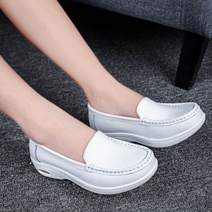 ielgy-size-36-40-white-nurse-shoes-for-women-slope-with-non-slip-korean-air-cushion-shake-shoes