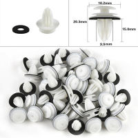 50Pcs Universal Auto Fastener คลิปยึดแผงประตูคลิปกันชนคลิปภายใน Fender สกรู Rivet Fastener Fastener คลิป