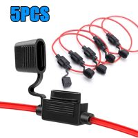 【YF】 5PCS 12V30A In Line Car Mini Blade Adapter Fuse Holder Cut Off Switch Socket Damp-Proof Anti-Splash Accessories Box