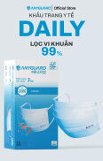 Khẩu Trang Y Tế ANYGUARD 3 Lớp Lọc 99% Vi Khuẩn Dành Cho Người Lớn Hộp 36