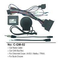 รถวิทยุสาย CAN Bus Adapter สำหรับ Chevrolet Cruze AVEO Malibu TRAX สายไฟ Audio Media Player Power Connector Socket