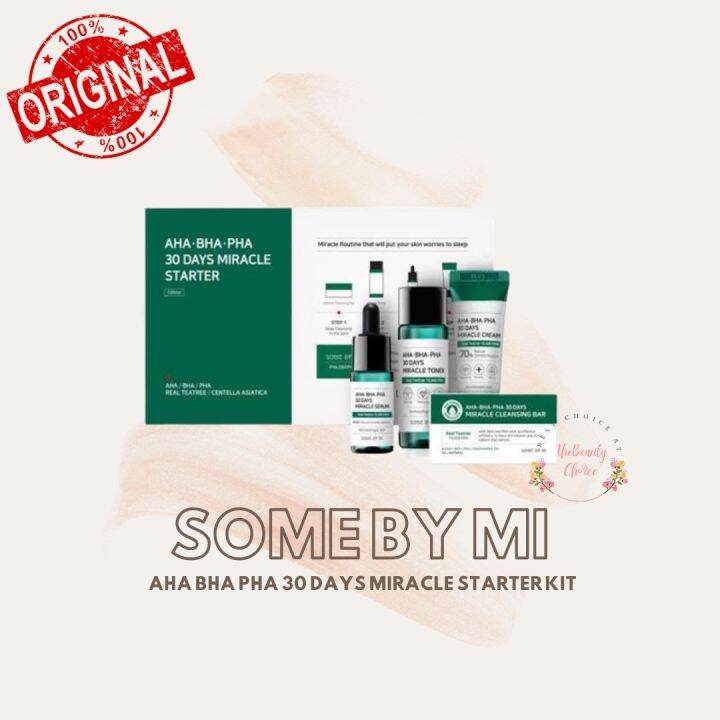 SOMEBYMI SOME BY MI AHA BHA PHA 30 DAYS MIRACLE STARTER KIT TRIAL KIT ...