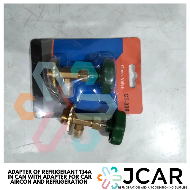 ADAPTER OF REFRIGERANT 134A IN CAN WITH ADAPTER FOR CAR AIRCON AND