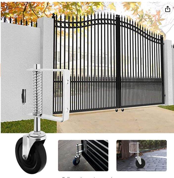 4Inch Spring Loaded Gate Caster, 125lb., Load Capacity Lazada PH