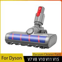 เครื่องมือหัวแปรงถูพื้นแบบมอเตอร์สำหรับ Dyson V8 V7 V10 V11 V15เครื่องดูดฝุ่นแบบนุ่มลูกกลิ้งขัดเท้าแปรงถูพื้นเครื่องดูดฝุ่นอุปกรณ์เสริม