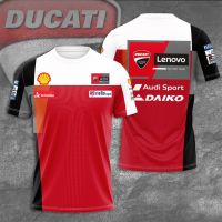 T SHIRT   Ducati Corse Lenovo1 Team Audi Sport Daiko Shell1 Summer T-Shirt New Fashion Men Oversized Clothing Sport Women Tee Shirts