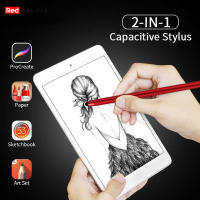 ปากกาสไตลัสแบบ2 In 1จาก Redcolourful หน้าจอสัมผัสดินสอปากกาวาดภาพสำหรับแท็บเล็ตแอนดรอยด์สมาร์ทโฟน