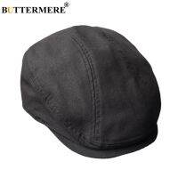 COD tjjs079 Big Large Cotton Linen Flat Cap Summer breathable Men Driver Hat Solid Black Newsboy Caps 58-60cm