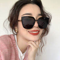 【 Fashion Cat Eye Sunglasses Women Retro nd Designer Sun Glasses Female Big Frame Vintage Black Mirror Oculos De Sol Feminino.