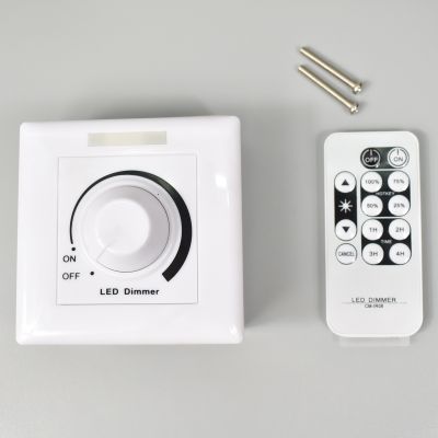 ✚►✜ 100-240V Stepless Dimming 0 -10V 1-10V Dimmer LED Control Infrared Remote Controller Light Brightness Wall Reecssed Installation