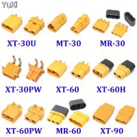 1 Pair XT90 XT60 XT60H XT30 XT30U MR30 MR60 MT30 MT60 XT60H XT60W XT60PW XT30PW T-type Plug Lithium Battery Socket Connector Electrical Connectors