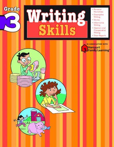 Writing skills: Grade 3 (flash kids Harcourt family learning)